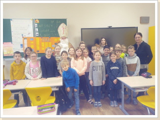 Der Nikolaus war in allen Klassen 3 A