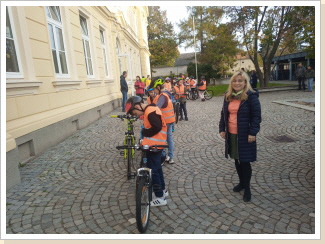 Fahrrad-Pr&uuml;fung Organisiert vom Elternverein der VS Traismauer und mit dem ARB&Ouml;