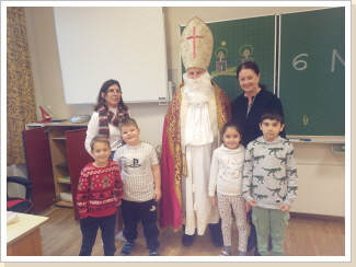 Der Nikolaus war in allen Klassen Vorschulgruppe